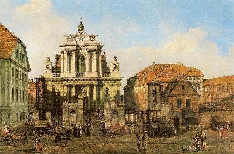 Bernardo Bellotto Carmelite Church in Warsaw. china oil painting image